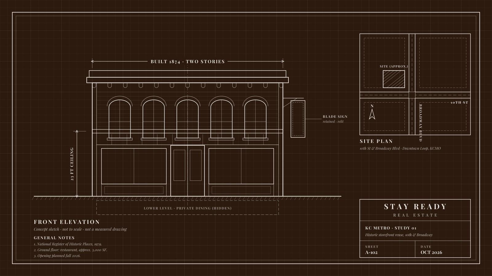 From Fur Vault to Dining Room: The 1874 Building at 10th and Broadway Gets a Second Act